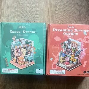 Dreaming Terrace Garden Miniature Kit - Pink and Green